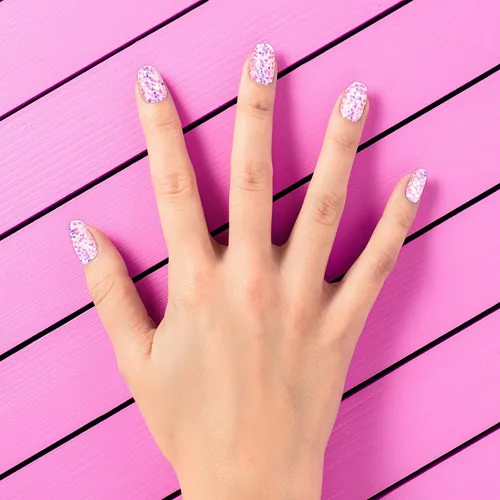 Vista 2 de Colección de manicura de 7 días - Juego de uñas a presión de 84 piezas para niños (BFF)
