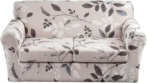 Vista 31 de CRFATOP Fundas para sillas suaves de 2 piezas para perros, fundas elásticas para sillón de 1 plaza, fundas de muebles de sofá lavables con 1 funda