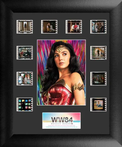 Vista 12 de Trend Setters Wonder Woman 1984 – DC FanDome Limited Edition – FilmCells 7" x 5" MiniCell Presentación de escritorio – Con clip de película de 1.378