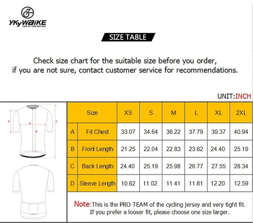 Vista 6 de YKYWBIKE Jersey de ciclismo para hombre, camiseta de ciclismo de manga corta para hombre, camiseta de ciclismo para hombre con bolsillos