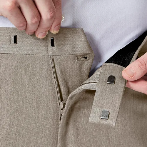 Vista 4 de Kenneth Cole Reaction Mens Slim Fit Heather Dress Pant