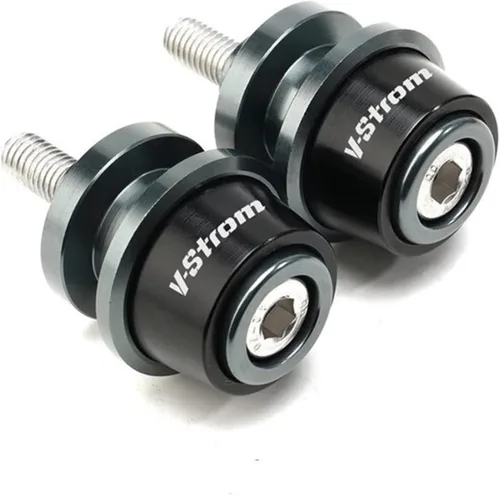 Vista 4 de Pernos de tornillo para motocicleta M8 basculante para Suzuki V-Strom DL650 DL1000 Anticaída Frame Sliders (Color : Negro)