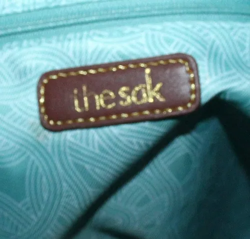 Vista 4 de The Sak Silverlake Bolso Hobo de piel con retazos en Cabernet (púrpura)