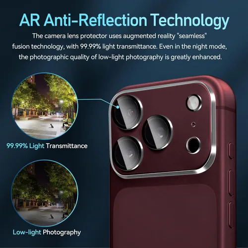 Vista 4 de ivoler Paquete de 4 protectores de lente de cámara para iPhone 18 Pro
