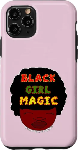 Vista 28 de Funda mágica para iPhone 12 mini niña negra