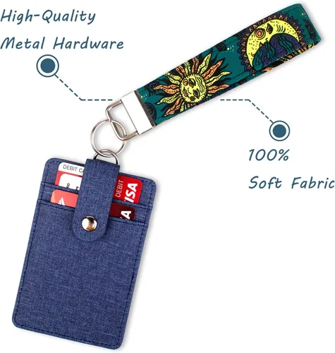 Vista 3 de Llavero de pulsera genial, cordón de muñeca para llaves y carteras