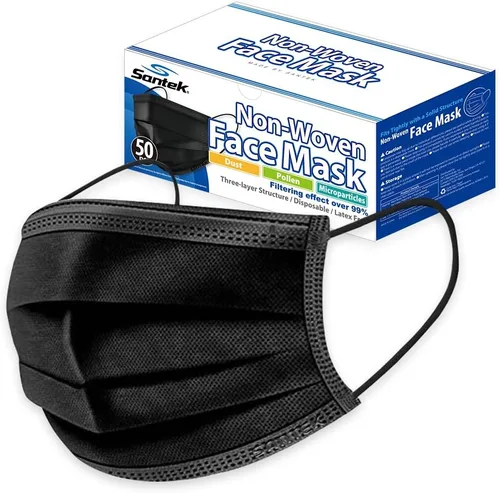 Vista 9 de Santek Reusable Protective Face Mask for Industrial Dust Protection, Breathable PPE for Construction & Workplace Use