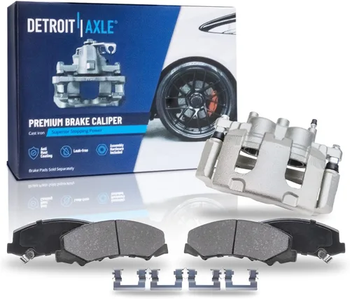 Vista 52 de Detroit Axle - Pastillas de freno para Avalanche Express Suburban Savana Yukon XL 1500 Chevy Tahoe GMC Cadillac Escalade, Pastillas de freno
