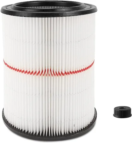 Vista 10 de 1 paquete de filtro 17816 para filtro de cartucho de aspiradora de taller Craftsman Reemplazo con 2 paquetes CMXZVBE38749 Bolsas de recolección