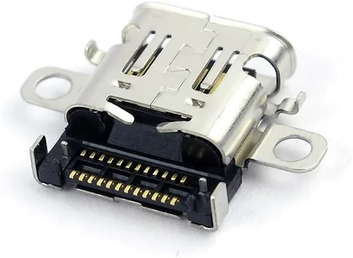 Vista 6 de Cargador de carga de alimentación de puerto tipo C de repuesto, conector de enchufe de CC para Nintendo Switch para consola Nintendo Switch NS