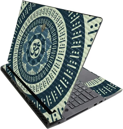 Vista 319 de MightySkins - Skin brillante con purpurina para Alienware M17 R3 (2020) y M17 R4 (2021) - Diversión de los años 90 Acabado duradero con purpurina