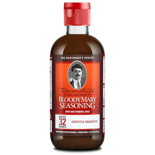 Vista 11 de Demitri's Bloody Mary Seasoning Chilies & Peppers – Spicy Bloody Mary Mix – Mezclador concentrado – Sabor intenso – Perfecto para fiestas de brunch