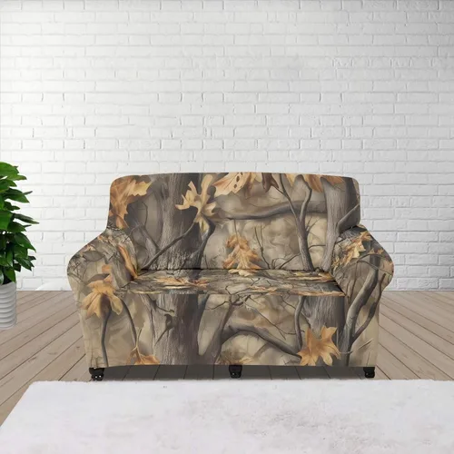 Vista 39 de Boatee Fundas de sofá de 1 pieza con diseño de copo de nieve azul, fundas elásticas para sofá, 1 cojín, protección de muebles, decoración para sala