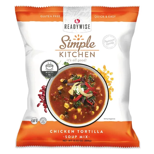 Vista 22 de Simple Kitchen - Mezcla de sopa de tomate y albahaca, 17 porciones para preparación de comidas familiares, vegetariana, sin gluten y liofilizada