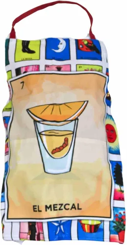 Vista 4 de Leos Imports Loteria Card - Delantal de bingo mexicano con bolsillos