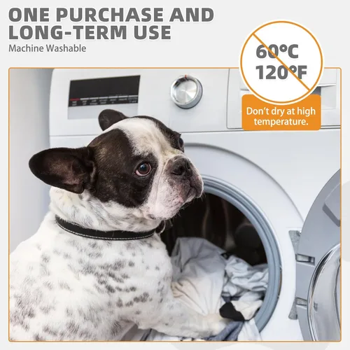 Vista 5 de KOOLTAIL Almohadillas lavables para orina de perros, paquete de 2 almohadillas de entrenamiento súper absorbentes reutilizables impermeables