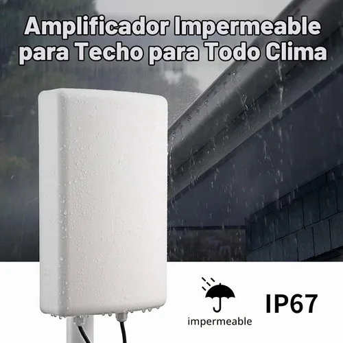 Vista 3 de Antena MIMO de alta ganancia 4G LTE 5G impermeable doble polarizada MIMO con doble cable de 16.4 ft SMA/TS9 conector para Netgear Nighthawk M6/M6