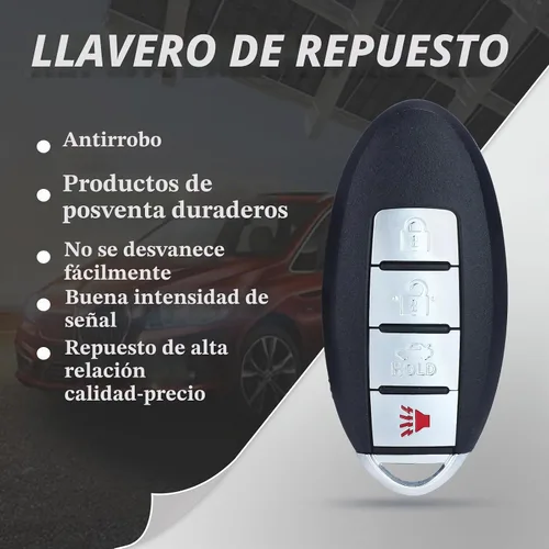 Vista 4 de Keymall Reemplazo de 4 botones para Nissan Maxima 2007-2008 para Sentra 2007-2012 CWTWBU735 285E3-EW81D 285E3-EW82D