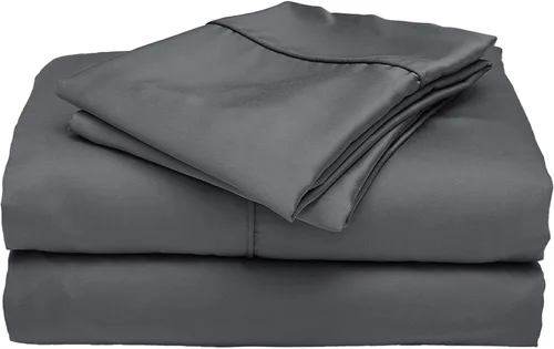 Vista 10 de ettitude Juego de sábanas estándar 100% lyocell de bambú orgánico, nube (blanco), matrimonial, sábanas transpirables, ropa de cama, satén, tela a