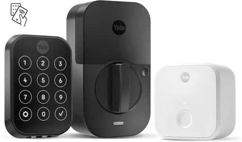 Vista 2 de Yale Assure Lock 2 Touch Plus Apple Home Keys - Cerrojo con Wi-Fi, color negro