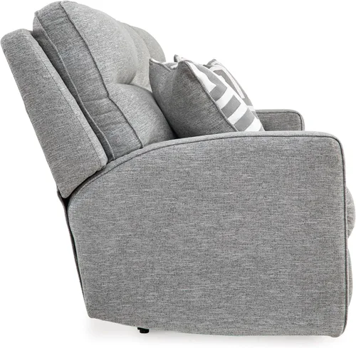 Vista 11 de Signature Design by Ashley Sofá reclinable eléctrico, gris peltre, Biscoe