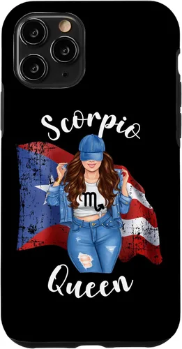 Vista 27 de Funda para iPhone 16 Puertorriqueña Escorpio Reina de Puerto Rico Morena