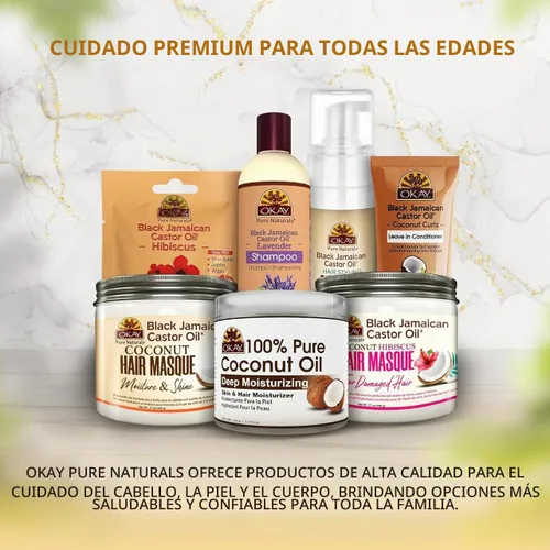 Vista 7 de OKAY Champú Jabón Negro Para Todo Tipo De Cabello Y Texturas