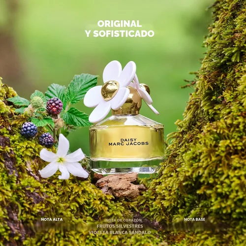 Vista 3 de Marc Jacobs Daisy Eau de Toilette - Perfume floral radiante para mujer - con notas de bayas silvestres