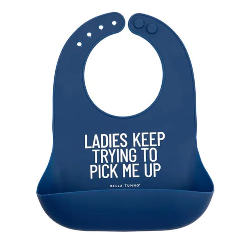 Vista 22 de Babero para bebés para comer de Bella Tunno, babero de silicona impermeable con gran atrapaalimentos, ajuste ajustable para bebés de 4 a 12 meses