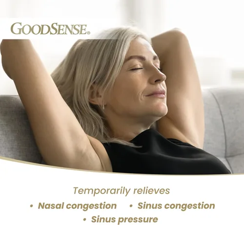 Vista 7 de GoodSense Spray Nasal de Fuerza Máxima, Alivio Rápido y Potente de la Congestión para Resfriados y Alergias, 1 Onza Líquida