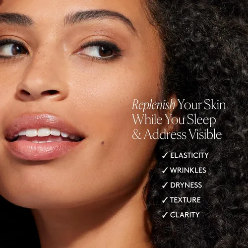 Vista 3 de Naked & Thriving Rutina nocturna restauradora Suero de noche Renovado (1.0 fl oz) + crema de ojos Revive (0.5 fl oz) + aceite facial rejuvenecedor