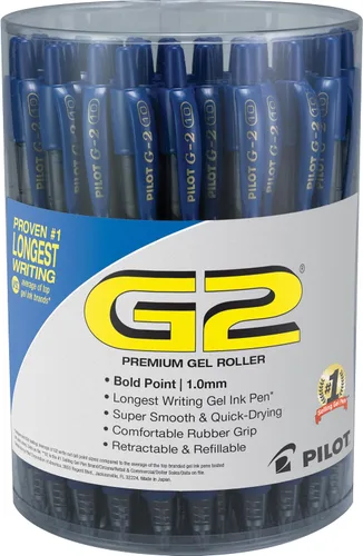 Vista 10 de Pilot G2 Premium - Bolígrafos de gel de punta fina de 0.028 in, tinta negra, paquete de 48