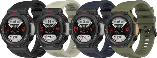 Vista 2 de QGHXO Correa para Amazfit T-Rex 2, correa de repuesto de silicona suave para Amazfit T-Rex 2 / Active Edge Smartwatch