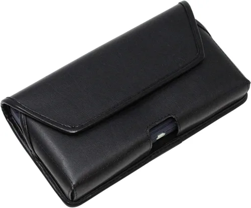 Vista 7 de Turtleback Funda hecha para Note 20 Ultra compatible con OB Defender o fundas voluminosas, clip de cinturón de metal ejecutivo, bolsa de cuero