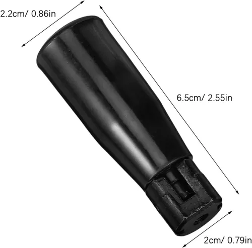 Vista 9 de 2 Pack Folding Machine Tool Handwheel Handle, Black Plastic