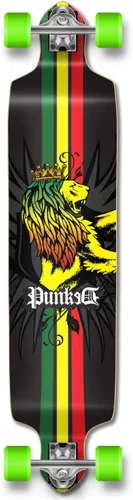 Vista 9 de Yocaher Patineta Longboard completa desplegable de velocidad profesional