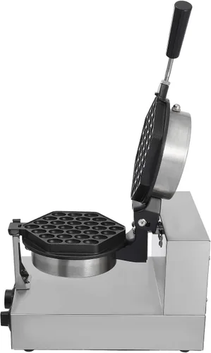 Vista 5 de Máquina eléctrica para hacer gofres de 1300 W, máquina eléctrica de doble cabezal para gofres de 122-572 ℉ para uso doméstico y comercial