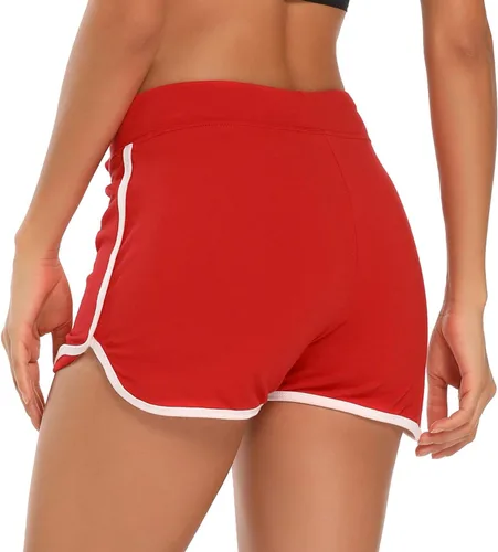 Vista 4 de Pantalones cortos de deporte para mujer, diseño de delfín de HDE