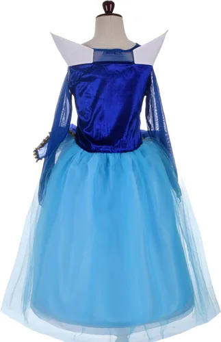 Vista 2 de Lito Angels Disfraz de princesa para niñas, disfraz de Halloween y Navidad con accesorios