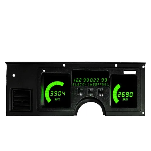 Vista 4 de Intellitronix C4 Corvette 1984-1989 - Medidor digital para salpicadero, solución de ajuste directo, LED azul brillante de larga duración