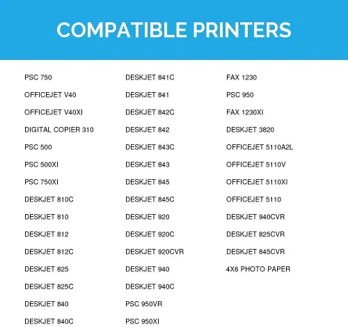 Vista 9 de LD Productos Cartucho de tinta remanufacturado Reemplazo para HP 15 C6615DN (negro) Compatible con Deskjet 3820 810 810C 812 812C 825 825C 825C