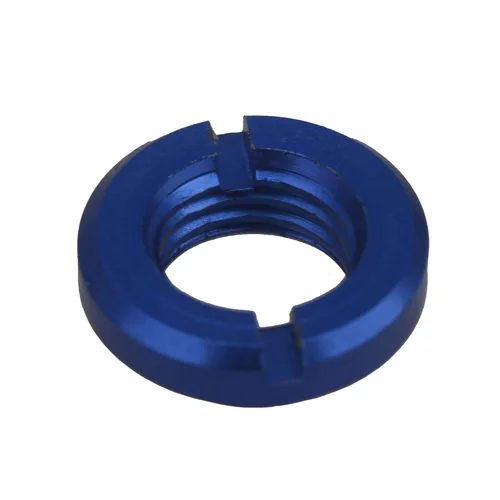 Vista 5 de Mxfans 8pcs Tuercas de interruptor de radio RC Transmisor Control Tuercas Azul Oscuro