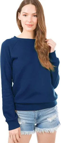 Vista 5 de Design by Olivia Sudadera básica suave y cómoda de cuello redondo para mujer, ropa de otoño