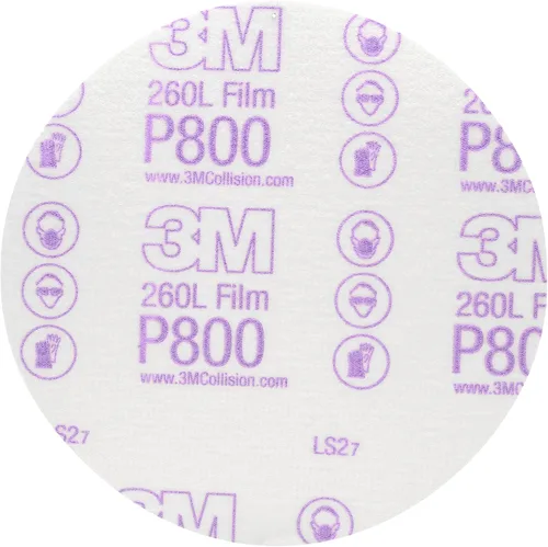 Vista 20 de 3M 17 Hookit - Disco de película para acabado, antipolvo, 6 pulgadas, P8., P600, 3