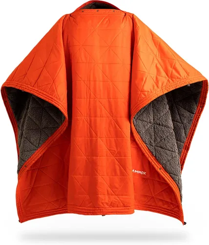 Vista 4 de KAMMOK Manta de montaña – Forro polar ultra afelpado, resistente al agua, portátil, duradera, manta de campamento para interiores y exteriores