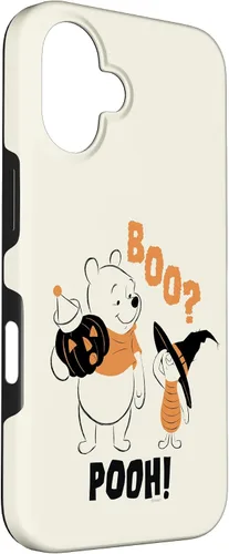 Vista 3 de iPhone 16 Disney Winnie the Pooh Boo Pooh Funda de Halloween