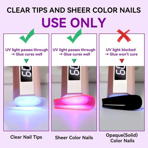 Vista 7 de Makartt Pegamento en gel sólido para uñas: pegamento para uñas súper fuerte para uñas postizas y acrílicas, diseño de arte en uñas de gel 3D