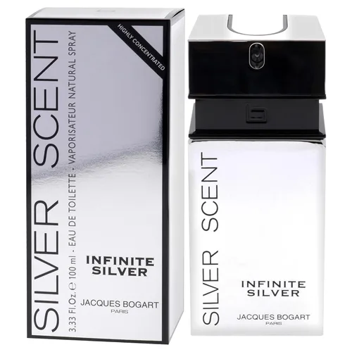 Vista 4 de Jacques Bogart Silver Scent Infinite Silver de Jacques Bogart para hombre - 3.33 oz EDT Spray