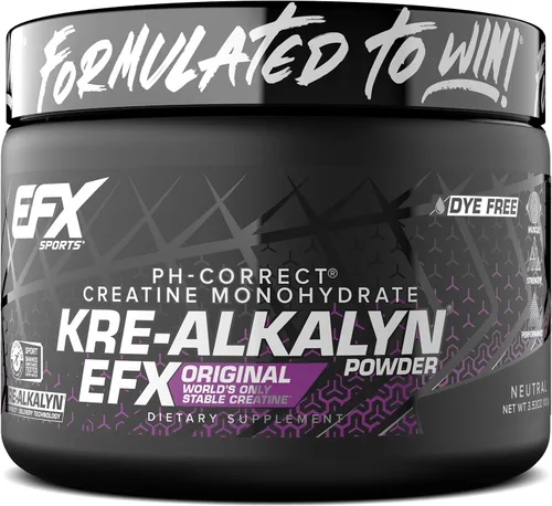 Vista 14 de EFX Sports Kre-Alkalyn EFX Powder Suplemento en polvo de monohidrato de creatina pH correcto Fuerza, crecimiento muscular y rendimiento 55