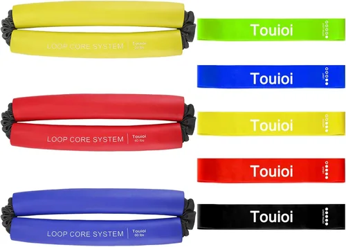 Vista 9 de Hip & Core System, Resistance Loop to Stretch, Core Fitness Glute Workout Bands